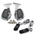 Passenger Floorboard 1.25'' Highway Footpegs Fit For Harley Road Glide 1993-2025