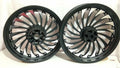 For Royal Enfield GT Continental & Interceptor 650 Alloy Wheel Rim Set (2018-23)