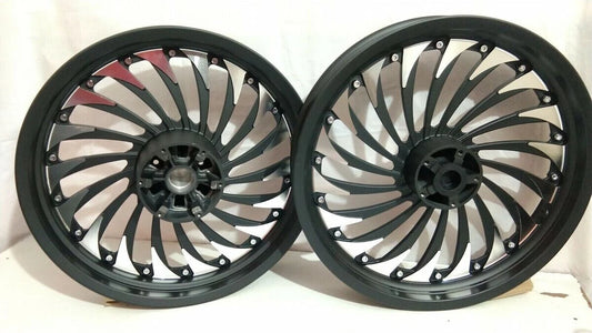 For Royal Enfield GT Continental & Interceptor 650 Alloy Wheel Rim Set (2018-23)