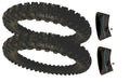 2 Pack 80/100-12 110CC 125CC 250CC Pitster Coolster Minibike Dirt Bike Tire Tube