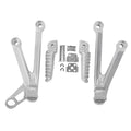 Passenger Footpegs Footrest Pegs Brackets Fit For Kawasaki Ninja ZX10R 2004-2005