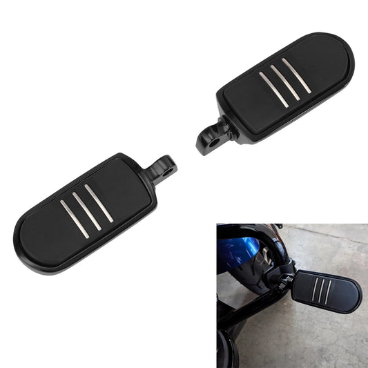Black Pegstreamliner Foot Pegs Footrest Fit For Harley Electra Glide Road King