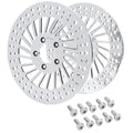 11.5" Front Brake Disc Rotors & Bolts Fit For Harley Touring Road King Sportster