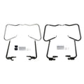 Chrome/Black Saddlebags Guards Crash Bars Fit For Harley Touring Road King 14-24