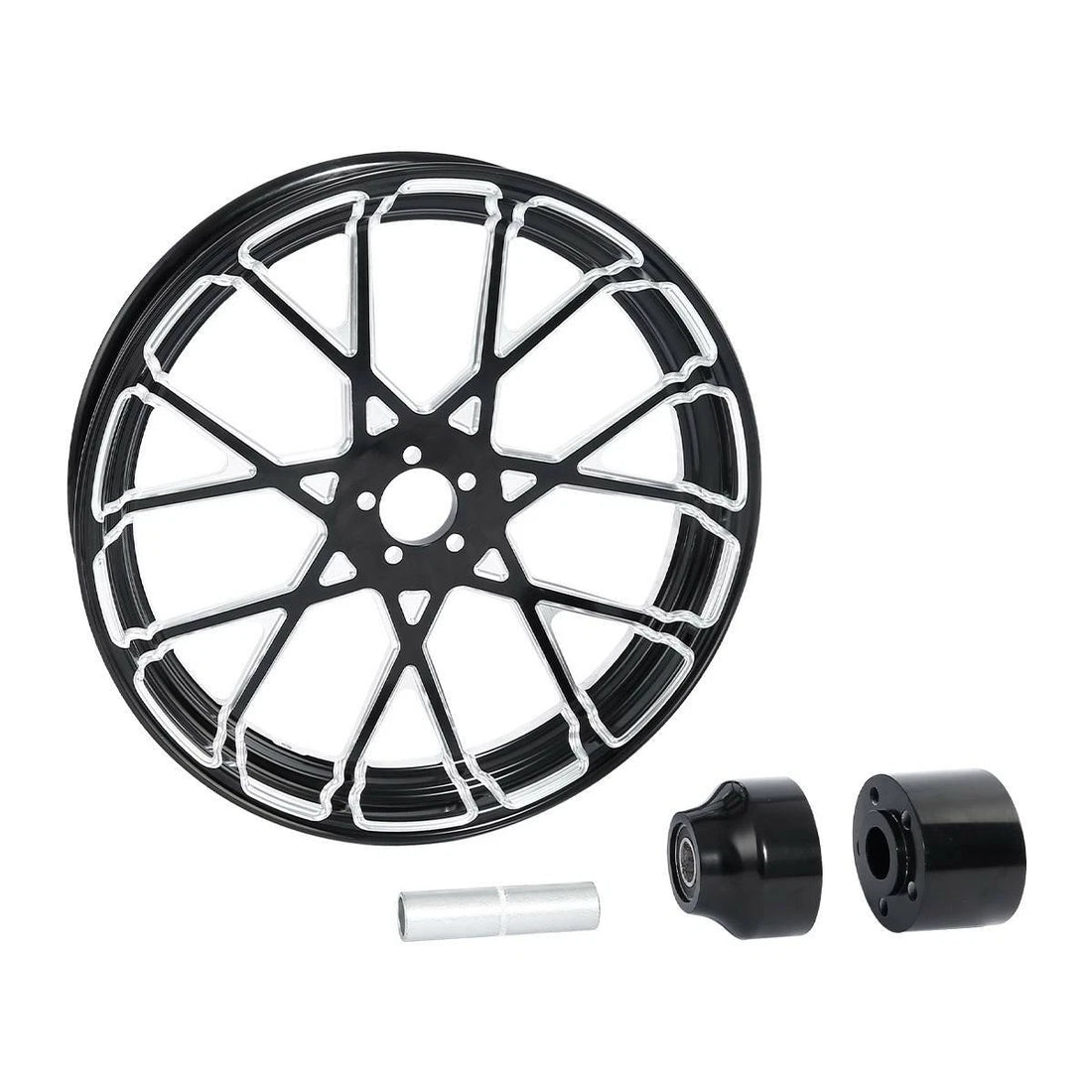 18''X3.5'' Front Wheel Rim Hub Single Disc Fit For Harley Road King Glide 97-20
