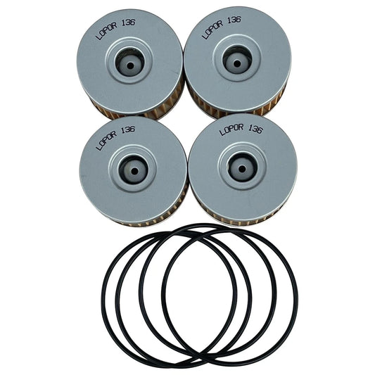 4pcs Oil Filter For Suzuki VL125 Intruder 00-06 DR250S SJ41A 82-88 DR250 90-93