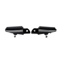 Black Driver Foot Pegs Fit For Harley Fat Bob Fxfb Fxfbs 2018-2025