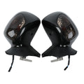 Black Rearview Mirrors Smoke Signal Lens Fit For Honda Goldwing GL1800 2001-2017