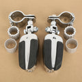 22mm 25mm 32mm 35mm Chrome Highway Bar Footpegs Clamps Fit For Harley Softail