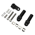 Black Passenger Foot Peg Mount Clevis Kit For Harley Softail Slim Fls Flss 12-17