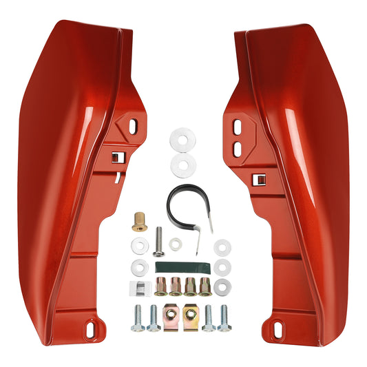 Mid Frame Air Deflectors Fit For Harley Touring Road Glide 2009-23 Sunset Orange