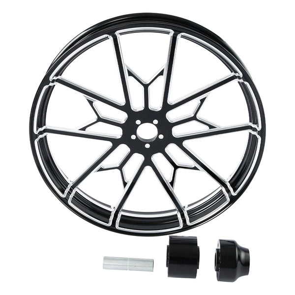 23'' Front Wheel Rim Single Disc Hub Fit For Harley Street Road Glide ABS 97-21