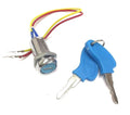 Mobility Scooter Parts Universal 2 Wire Ignition Key Lock Switch Jazzy Hoveround