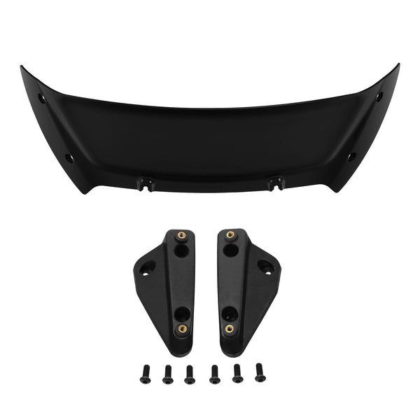 6'' Black Windshield&Bracket Mount Fit For Harley Cvo Road Glide 23-26 Fltrx 24+