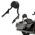 Detachable Passenger Sissy Bar Backrest Short Black Fit For Harley Touring 09-25