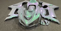 Chameleon Gray Dazz Green Fairing Kit for Kawasaki Ninja ZX6R 2005-2006 ZX636C
