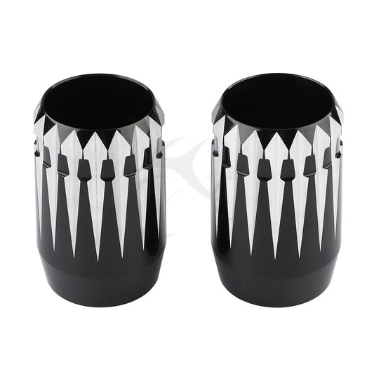 Upper Fork Slider Covers Fit For Harley Touring Street Road Glide 1984-2013