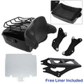 King Trunk w/ Pad Two Up Mount Docking Plate Fit For Harley Touring 14-25