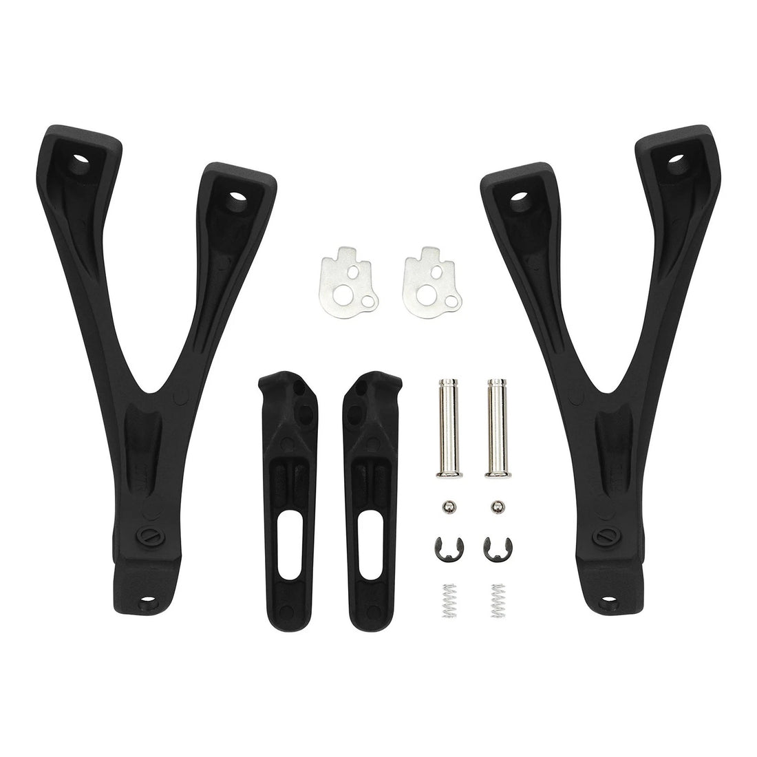 Black Passenger Footrests Footpegs Peg Bracket Fit For Honda CBR1000RR 2017-2025