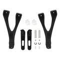 Black Passenger Footrests Footpegs Peg Bracket Fit For Honda CBR1000RR 2017-2025