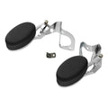 Chrome Passenger Armrests Adjustable Fit For Harley Road Electra Glide 2014-2025