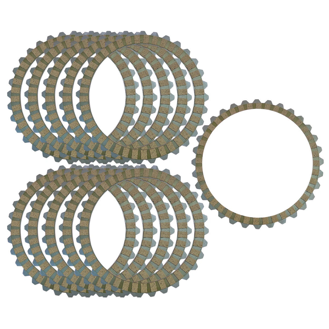 11pcs Motorcycle Clutch Plate for Suzuki GSXR1100 GSX-R1100 GSX-R1100W 1993-1998