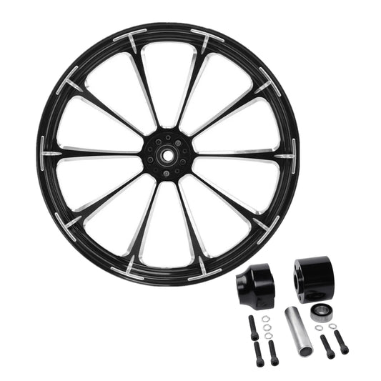 21" Front Wheel Rim Hub Single Disc Fit For Harley Road Glide 1997-2021