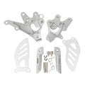 Front Rider Footpegs Footrests Bracket Fit For Suzuki GSXR600 GSXR750 2011-2025