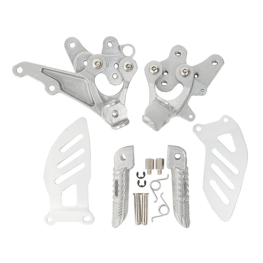 Front Rider Footpegs Footrests Bracket Fit For Suzuki GSXR600 GSXR750 2011-2025