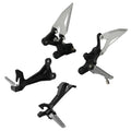 Driver & Passenger Footrests Footpegs Bracket Fit For Kawasaki Ninja 400 2018-24