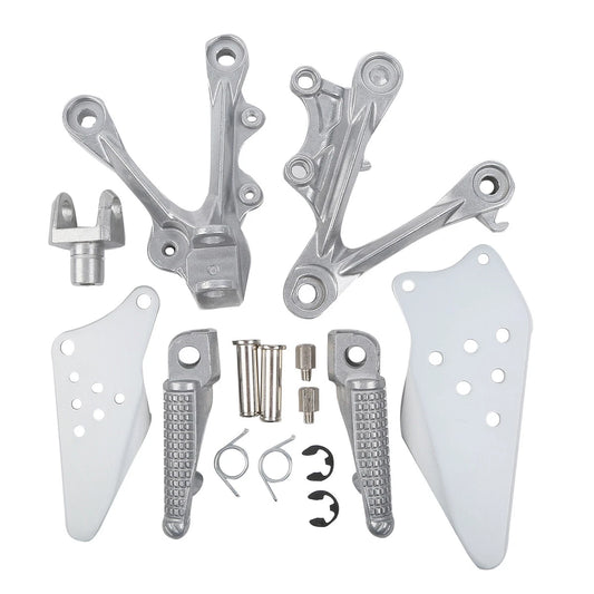 Front Driver Footrest Foot Pegs Bracket Fit For Kawasaki Ninja ZX6R 2009-2018 17