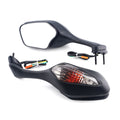 Rearview Mirrors With Turn Signals LED For Honda CBR1000RR 2008-2016 Smoke Lens