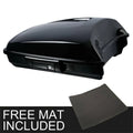 Black Razor Trunk w/ Black Latch Fit For Harley Touring Street Glide 14-25
