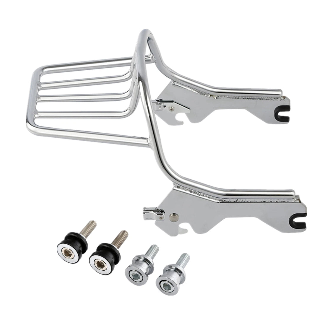Chrome Luggage Rack & Docking Hardware Kit Fit For Harley Sport Glide Flsb 18-25