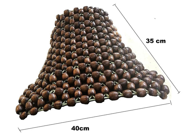 Universal Fit BS Wooden Beads Bike Seat Cover Cushion fit For Royal Enfield