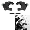 49mm windshield Clamps set of 4 Fit For Harley Dyna Super Glide Low Rider Fxdl