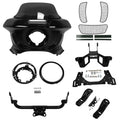 Black Headlight Fairing Mount Bracket Set Fit For Harley Low Rider Fxlrst 22-25