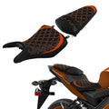 Black+Orange Driver & Passenger Seat Fit For Yamaha Yzf R3 2015-2023 US