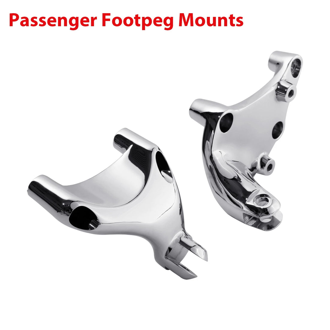 Chrome Rear Passenger Footpeg Mounts Fit For Harley Sportster XL883 XL1200 14-22