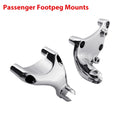Chrome Rear Passenger Footpeg Mounts Fit For Harley Sportster XL883 XL1200 14-22