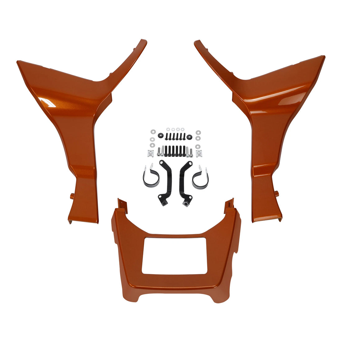 Side Fairings Chin Spoiler Cover Fit For Harley Road Glide 2017-24 Amber Whiskey
