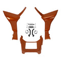 Side Fairings Chin Spoiler Cover Fit For Harley Road Glide 2017-24 Amber Whiskey