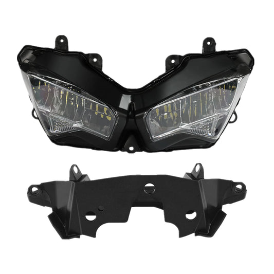 Headlight Assembly & Fairing Bracket Fit For Kawasaki Ninja ZX-6R 2019-2023