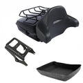 Chopped Trunk Backrest Mount Fit For Harley Touring Road King 2009-2013