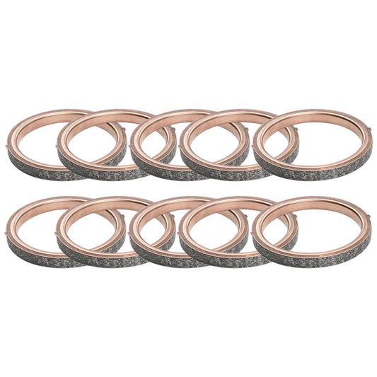 10PC Exhaust Pipe Gasket Suzuki Vstrom 1000 14-25 02-10 SV 1000 2003 - 2007