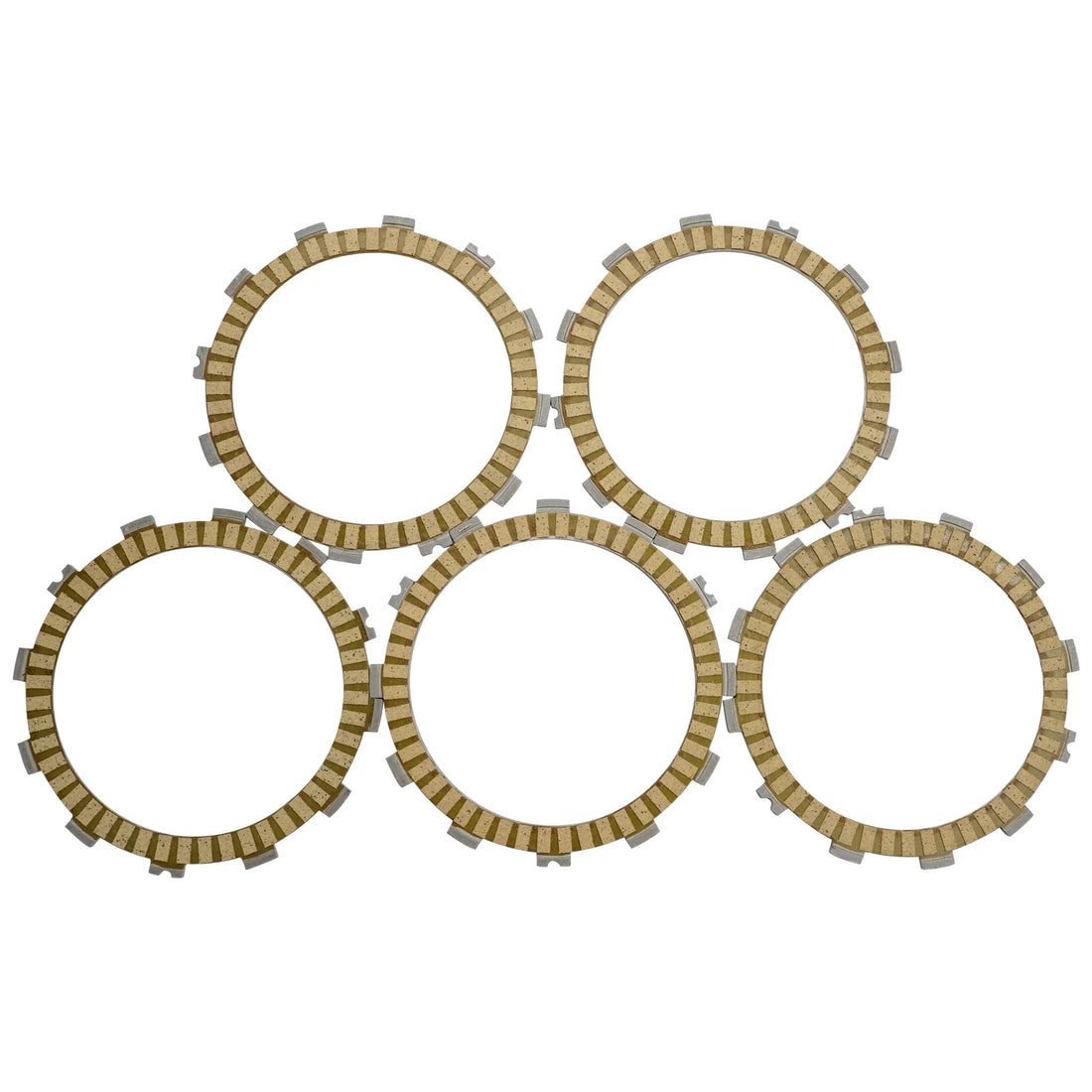 5Pcs Fibrous Clutch Discs Plates For KAWASAKI EX250 Ninja250 Ninja 250 2008-2022