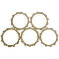 5Pcs Fibrous Clutch Discs Plates For KAWASAKI EX250 Ninja250 Ninja 250 2008-2022
