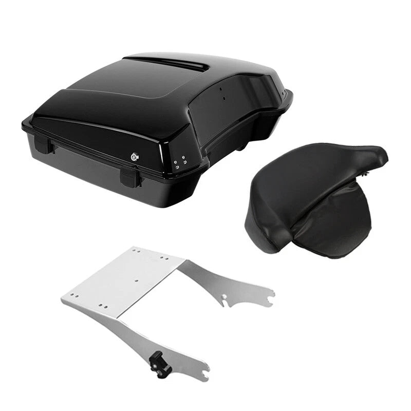 Razor Trunk Backrest Mount Fit For Harley Tour Touring Road Glide 1997-2008