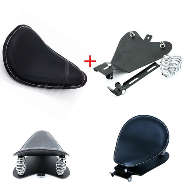 Motorcycle Black Solo Driver Seat Base Spring Bracket Kit For Harley Sportster