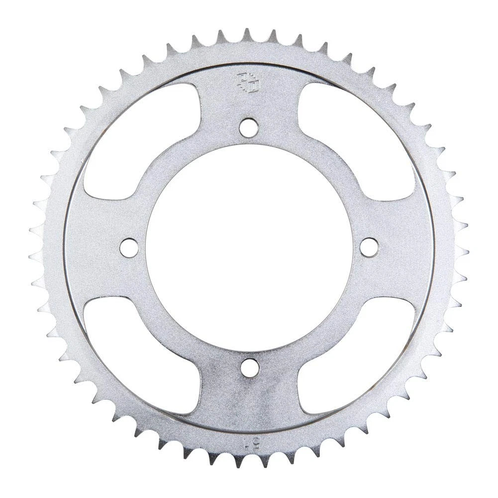 Primary Drive 102-235-0284 Rear Steel Sprocket 51 Tooth Silver